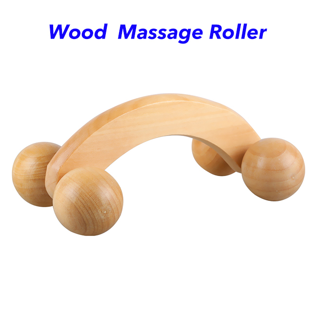 Relieves Muscle Body Massager Spa Personal Handheld Wooden Tool for Deep Tissue Wooden Therapy Tool Wood Massage Roller